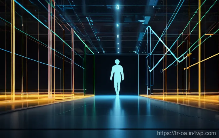 웹 컴포넌트의 동적 로딩 기법 - **Prompt:** A stylized depiction of a webpage on a sleek laptop screen. The top portion of the page ...