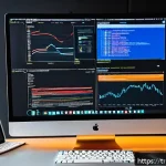 웹 컴포넌트의 폴리필 활용 방안 - A detailed digital illustration of a modern web developer workspace focused on browser compatibility...