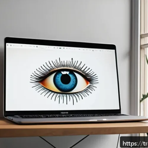 Home 17 웹 컴포넌트 배포 방법과 전략 - A modern web developer workspace showcasing a sleek laptop screen displaying a complex modular web c...