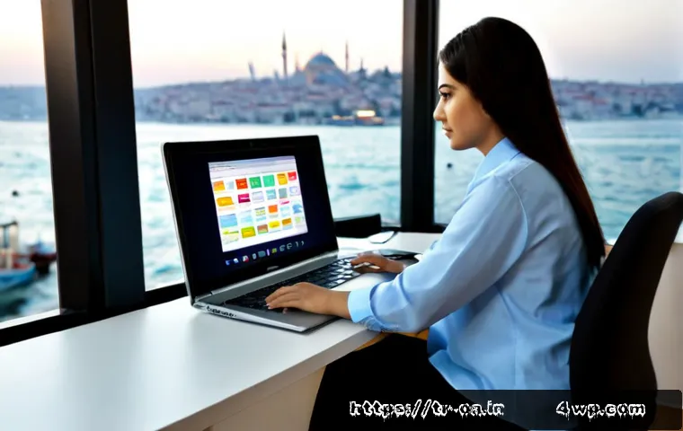 Home 17 웹 컴포넌트와 UI 테스트 자동화 - Photorealistic modern software testing workspace in Istanbul, Turkey, a Turkish web developer in mod...